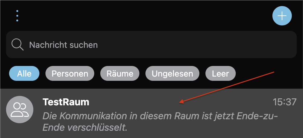 Raum Auswählen